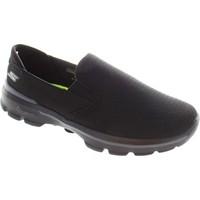 skechers gowalk 3 charge mens shoes trainers in black