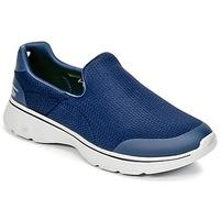 Skechers GO WALK 4 men\'s Slip-ons (Shoes) in blue