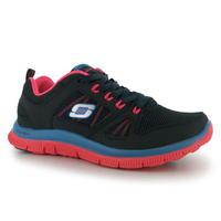 skechers flex appeal spring fever ladies trainers