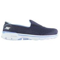 skechers go walk 3 strike ladies trainers