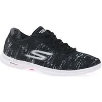 skechers go step womens casual trainers womens shoes trainers in black