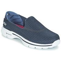 Skechers GO WALK 3 women\'s Slip-ons (Shoes) in blue