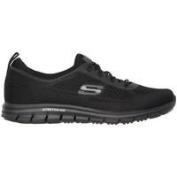 skechers glider harmony womens shoes trainers in black