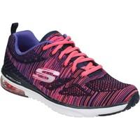 skechers skech air infinity wildcard womens shoes trainers in blue