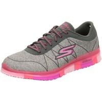skechers go flex ability womens shoes trainers in grey