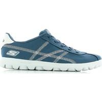 skechers 13661 sport shoes women womens shoes trainers in blue