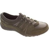 skechers moneybags womens shoes trainers in grey