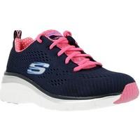 skechers fashion fitstatement piece womens shoes trainers in multicolo ...