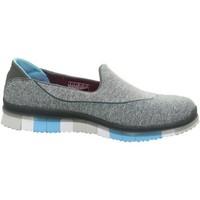 skechers 14010ccbl womens shoes trainers in grey
