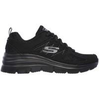 skechers 12713 sport shoes women black womens trainers in black