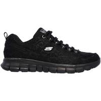 skechers 11973 sport shoes women black womens trainers in black