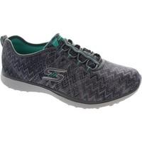 skechers microburst fluctual womens shoes trainers in grey