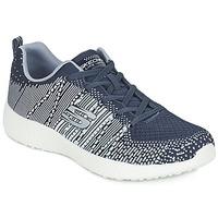 skechers burst elipse womens shoes trainers in blue