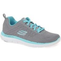 skechers flex appeal 20 womens sports trainers womens shoes trainers i ...
