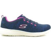 skechers 12431 sport shoes women navy womens trainers in blue