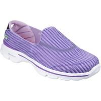 Skechers Go Walk 3 women\'s Slip-ons (Shoes) in purple