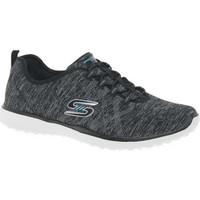 Skechers Microburst On The Edge Womens Sports Trainers women\'s Shoes (Trainers) in black