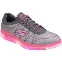 skechers go flex ability womens shoes trainers in grey