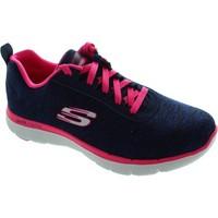 skechers flex appeal 20 womens shoes trainers in blue