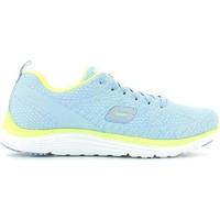 skechers 12135 sport shoes women womens shoes trainers in blue