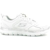 skechers 12755 sport shoes women bianco womens trainers in white