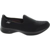 skechers go walk 4 pursuit womens loafers casual shoes in black