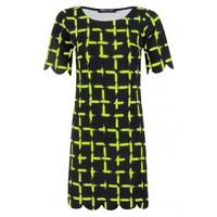 SKETCH GRID SCALLOP TUNIC DRS