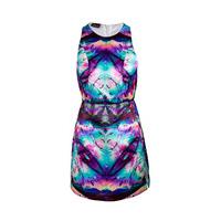 Skeena S Mini Power Psychedelic Print Dress