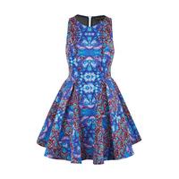 Skeena S Cyclone Iridescent Vortex Scuba Dress