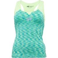 skechers womens zoe performance racer back vest lime