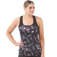 skechers womens star performance strappy support vest black