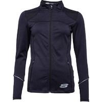 SKECHERS Womens Leia Marl Performance Training Jacket Black