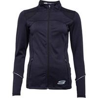 skechers womens leia marl performance training jacket black