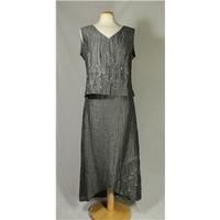 Skirt and Blouse HSR Collection - Size: 12 - Grey - Evening