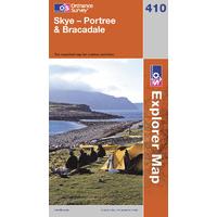 skye portree bracadale os explorer active map sheet number 410