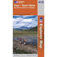 Skye - Sleat - OS Explorer Active Map Sheet Number 412