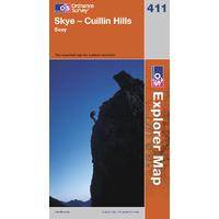 Skye - Cuillin Hills - OS Explorer Map Sheet Number 411