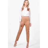 skinny fitted trouser camel