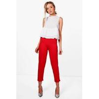 Skinny Pocket Trouser - red
