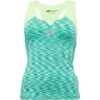 SKECHERS Womens Zoe Performance Racer Back Vest Lime