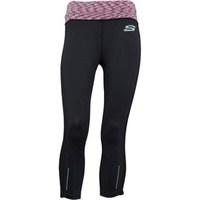 SKECHERS Womens Kaylee Deep Waisted Performance Capri Leggings Black