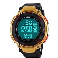 SKMEI Newest Unisex Outdoor Sports Led Digital Multifunction Wrist Watch 50m Waterproof Cool Watch Unique Watch