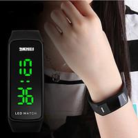 SKMEI Women\'s Slim Design LED Digital Silicone Strap Watch Cool Watches Unique Watches Fashion Watch