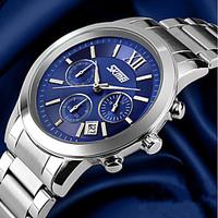 skmei mens watches business steel watch luxury brand calendar sport wa ...