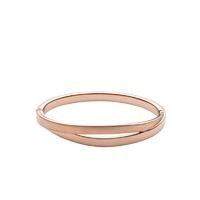 Skagen Elin Rose-Gold-Tone Bangle Bracelet