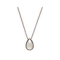 Skagen Ladies\' Pvd Rose Plating Sea Glass Necklace
