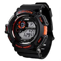 SKMEI Men\'s Sporty Watch Digital LCD Display Calendar/Chronograph/Alarm/Water Resistant Cool Watch Unique Watch Fashion Watch