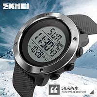 SKMEI Women Sport Watch Military Watch Wrist watch DigitalCalendar Water Resistant / Water Proof Dual Time Zones Alarm Stopwatch