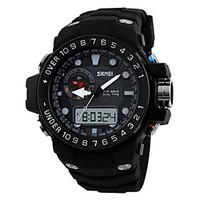 SKMEI Men\'s Sporty Watch Analog-Digital Dual Time Zones Slide Rule/Calendar/Chronograph/Alarm Cool Watch Unique Watch