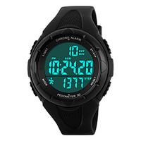 SkmeiWomen Outdoor Sports Multifunction LED Watch 50m Waterproof Assorted Colors Cool Watches Unique Watches